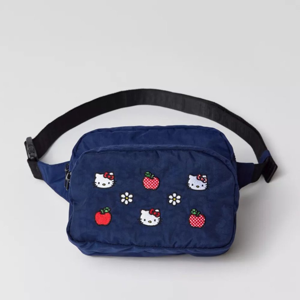 NWT SOLD OUT Baggu x Sanrio 2023 Hello Kitty Embroidered Hello Kitty Fanny Pack